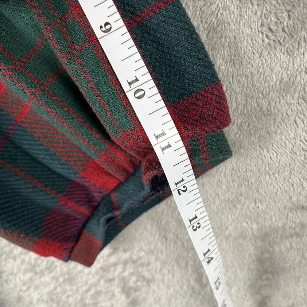 Zara Trafaluc Plaid Babydoll Dress Women's S Mini 1/2 Sleeve Holiday Cottagecore - Picture 6 of 7